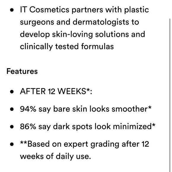 🌷 IT Cosmetics Fair Light 11 Bye Bye Dark Spots Concealer + Serum FullSz - Picture 13 of 14